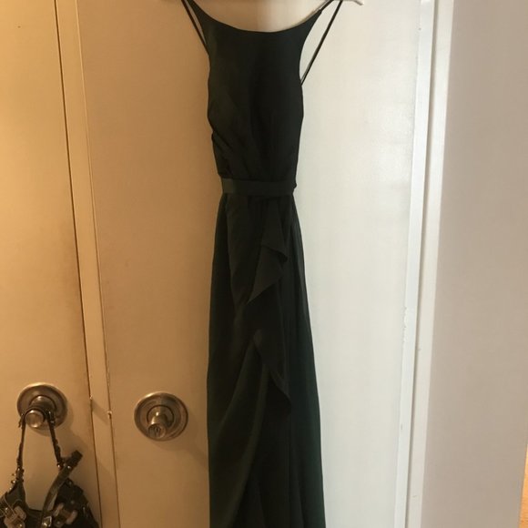 Beautiful Charmeuse and Chiffon bridesmaid dress - Picture 2 of 2